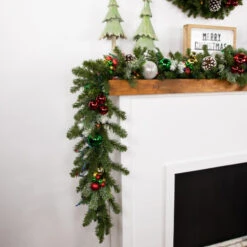 Pre-Lit Canadian Pine Artificial Christmas Garland - 9' X 12" - Multicolor Lights -Northlight Sale Store northlight v15829 styled2 37155.1689085522