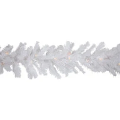Pre-lit Snow White Artificial Christmas Garland - 9' X 12" - Clear Lights -Northlight Sale Store northlight v158582c20v158572c20gb16048 02 47500.1696695193