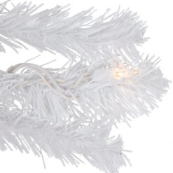 Pre-lit Snow White Artificial Christmas Garland - 9' X 12" - Clear Lights -Northlight Sale Store northlight v158582c20v158572c20gb16048 04 82659.1696695198