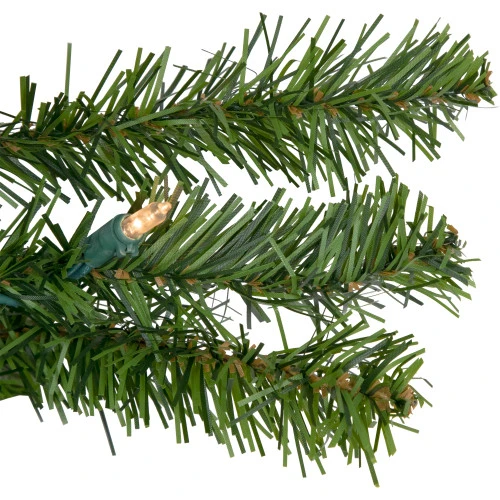 Northlight Pre-Lit Commercial Canadian Pine Artificial Christmas Wreath - 5' - Clear Lights 2 Northlight Pre-Lit Commercial Canadian Pine Artificial Christmas Wreath - 5' - Clear Lights - Image 2