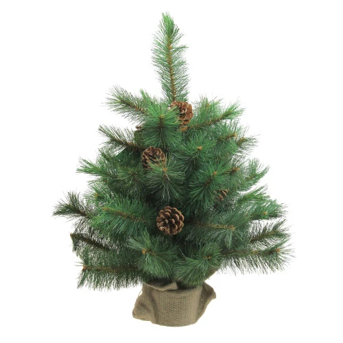 Northlight 18" Medium Royal Oregon Pine Burlap Base Artificial Christmas Tree - Unlit 1 Northlight 18" Medium Royal Oregon Pine Burlap Base Artificial Christmas Tree - Unlit