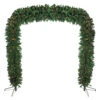 Northlight Pre-Lit Pine Artificial Christmas Archway Decoration - 9' X 8' - Clear Lights