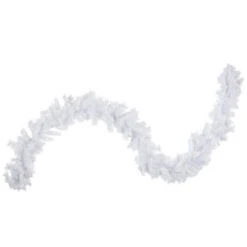 Northlight Icy White Iridescent Spruce Artificial Christmas Garland - 9' X 10" - Unlit
