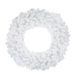 Northlight Icy White Spruce Artificial Christmas Wreath - 48" - Unlit