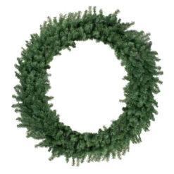 Northlight Canadian Pine Commercial Size Artificial Christmas Wreath - 5' - Unlit
