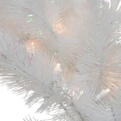 9' X 14" Pre-Lit White Alaskan Pine Artificial Christmas Garland, Warm White LED Lights -Northlight Sale Store northlight v94180 02 04694.1684933374