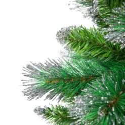 Northlight Two-Tone Spruce Pine Glitter Tip Medium Artificial Christmas Tree - 6' - Unlit -Northlight Sale Store northlight v96288 06 72832.1727317573