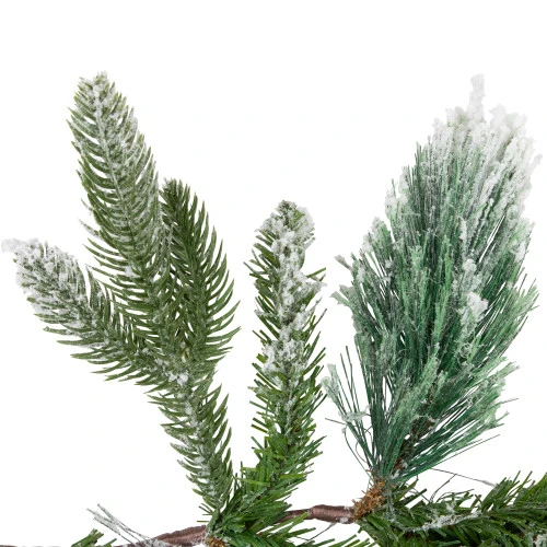 Northlight Real Touch™? Flocked Calloway Fir With Berries Artificial Christmas Garland - 7' X 12" - Unlit 7 Northlight Real Touch™? Flocked Calloway Fir With Berries Artificial Christmas Garland - 7' X 12" - Unlit - Image 7