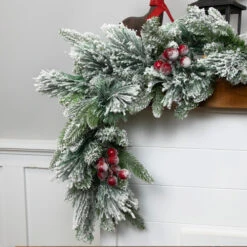 Northlight Real Touch™? Flocked Calloway Fir With Berries Artificial Christmas Garland - 7' X 12" - Unlit 11 Northlight Real Touch™? Flocked Calloway Fir With Berries Artificial Christmas Garland - 7' X 12" - Unlit -Northlight Sale Store northlight v96292 styled 05575.1726279112