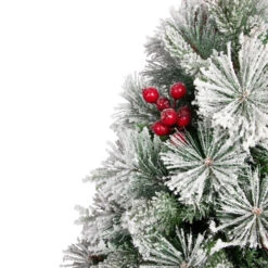 Northlight Real Touch™? Heavily Flocked Whittaker Spruce Full Artificial Christmas Tree - 5' -Unlit -Northlight Sale Store northlight v96295 03 40553.1727317577
