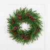 Northlight Real Touch™? Wind River Fir With Glittered Pinecones Artificial Christmas Wreath - 24" - Unlit