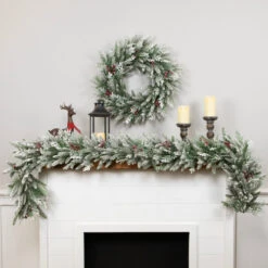 Northlight Real Touch™? Flocked Wind River Fir With Berries Artificial Christmas Garland - 7' X 12" - Unlit 10 Northlight Real Touch™? Flocked Wind River Fir With Berries Artificial Christmas Garland - 7' X 12" - Unlit -Northlight Sale Store northlight v96308 26 v96306 styled 01 43570.1726279111