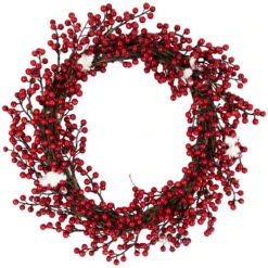 Northlight Real Touch™? Frosted Berry Artificial Christmas Wreath - 18" - Unlit