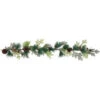 Northlight 5' X 6" Pine Cone And Cedar Artificial Christmas Garland, Unlit