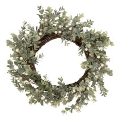 Northlight Real Touchâ„¢? Berry And Eucalyptus Christmas Wreath - 18" - Unlit