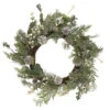 White Berry, Eucalyptus And Pinecone Christmas Wreath, 20-Inch, Unlit