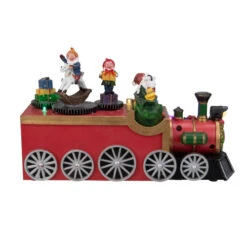 LED Lighted Musical Train With Santa Christmas Village Decoration - 10.25" -Northlight Sale Store northlight xh27850 2 51499.1588406317