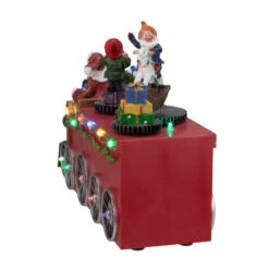 LED Lighted Musical Train With Santa Christmas Village Decoration - 10.25" -Northlight Sale Store northlight xh27850 3 31969.1588406318