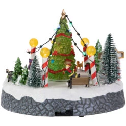 Northlight Animated And Musical Ice Skaters Christmas Scene LED Lighted Village Display - 9" -Northlight Sale Store northlight xh99393 4 90994.1701793921