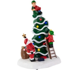 Northlight LED Lighted Animated And Musical Santa's Helpers Christmas Decoration - 12" -Northlight Sale Store northlight xh99394 3 30369.1701793919