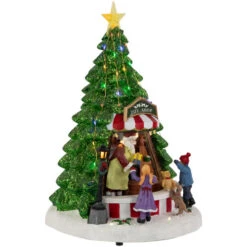 Northlight LED Lighted Animated And Musical Santa's Toy Shop Christmas Village Display - 13" -Northlight Sale Store northlight xh99396 3 83015.1701793919