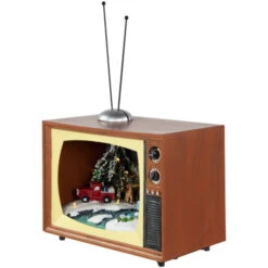 Northlight LED Lighted Animated Musical TV With Ice Skating Scene Christmas Display - 9.25" -Northlight Sale Store northlight xh99398 2 67666.1687529310