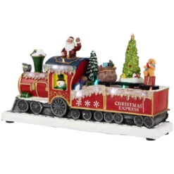 Northlight LED Lighted Animated And Musical Toy Shop Train Christmas Village Display - 12" -Northlight Sale Store northlight xh99399 2 93846.1701793919