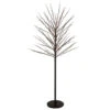 Northlight 5' Black LED Lighted Christmas Twig Tree - Warm White Lights
