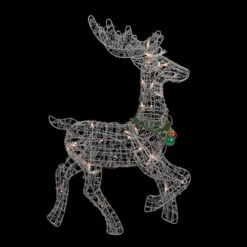 Northlight Lighted Prancing Reindeer Christmas Outdoor Decoration - 25.5" - Clear Lights -Northlight Sale Store northlight y83838 3new 80318.1665580043