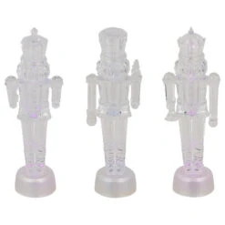 LED Lighted Icy Crystal Nutcracker Christmas Figures - 7.5" - Multicolor Lights -Set Of 3 8 LED Lighted Icy Crystal Nutcracker Christmas Figures - 7.5" - Multicolor Lights -Set Of 3 -Northlight Sale Store northlight y92102 3 updated 75528.1665346765