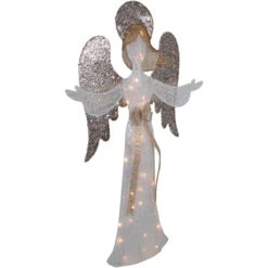 49.25" LED Lighted White And Gold Angel Christmas Decoration -Northlight Sale Store northlight y93942 3 57738.1677147713