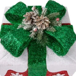 Northlight Set Of 3 Lighted Red With White Snowflakes Gift Boxes Christmas Decorations -Northlight Sale Store northlight y93945 4 37489.1701451314