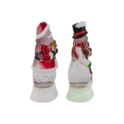 Northlight LED Lighted Color Changing Santa And Snowman Acrylic Christmas Snow Globes - 6.25" - Set Of 2 8 Northlight LED Lighted Color Changing Santa And Snowman Acrylic Christmas Snow Globes - 6.25" - Set Of 2 -Northlight Sale Store northlight y94769 02 96422.1697560212