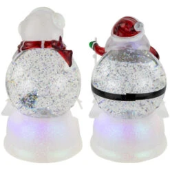 Northlight LED Lighted Color Changing Skiing Santa And Snowman Acrylic Christmas Snow Globes - 7.25" - Set Of 2 11 Northlight LED Lighted Color Changing Skiing Santa And Snowman Acrylic Christmas Snow Globes - 7.25" - Set Of 2 -Northlight Sale Store northlight y94770 04 69079.1697128082
