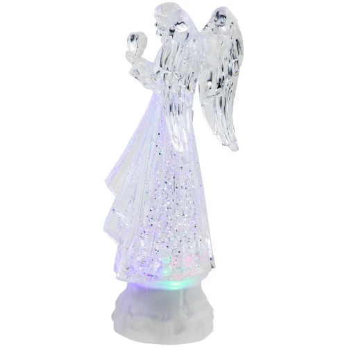 Northlight LED Lighted Acrylic Angel Christmas Snow Globe - 8.75" 6 Northlight LED Lighted Acrylic Angel Christmas Snow Globe - 8.75" - Image 6