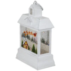 LED Lighted Santa's Sleigh Christmas Lantern Snow Globe - 10" -Northlight Sale Store northlight y94775 02 59048.1696522478