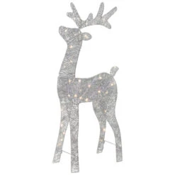 Northlight LED Lighted Glitter Reindeer Outdoor Christmas Decoration - 39.5" - Warm White -Northlight Sale Store northlight ye92355 1 81803.1665260824