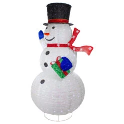 Northlight LED Lighted Iridescent Twinkling Snowman Outdoor Christmas Decoration - 71" 11 Northlight LED Lighted Iridescent Twinkling Snowman Outdoor Christmas Decoration - 71" -Northlight Sale Store northlight ye92365 3 18587.1646269136