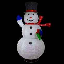 Northlight LED Lighted Iridescent Twinkling Snowman Outdoor Christmas Decoration - 71" 9 Northlight LED Lighted Iridescent Twinkling Snowman Outdoor Christmas Decoration - 71" -Northlight Sale Store northlight ye92365 onblack 77266.1646269135