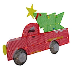 Northlight 36" LED Lighted Red Truck With Christmas Tree Outdoor Decoration 10 Northlight 36" LED Lighted Red Truck With Christmas Tree Outdoor Decoration -Northlight Sale Store northlight ye92366 1 05653.1637152438
