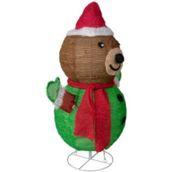 25" Pop-up Bear Wearing Santa Hat Outdoor Christmas Decoration -Northlight Sale Store northlight ye93930 2 33633.1701796974