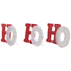 Northlight LED Lighted "Ho Ho Ho" Outdoor Christmas Decoration - 76.75" - Red And White Lights -Northlight Sale Store northlight ye93933 3 11563.1702056330