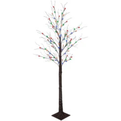 Northlight 6' Brown LED Lighted Frosted Christmas Twig Tree - Multi-Color Lights 10 Northlight 6' Brown LED Lighted Frosted Christmas Twig Tree - Multi-Color Lights -Northlight Sale Store northlight ye94936 02 01456.1696435988