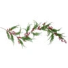 Northlight Real Touch™? Iced Berries And Pine Artificial Christmas Garland - 5' X 10" - Unlit