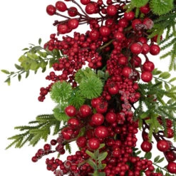 Northlight Artificial Frosted Red Berry And Pine Christmas Wreath, 28-Inch, Unlit -Northlight Sale Store northlight yk93235 5 62054.1723684243