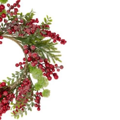 Northlight Artificial Frosted Red Berry And Pine Christmas Wreath, 16-Inch, Unlit -Northlight Sale Store northlight yk93236 2 44115.1665346765