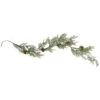 Northlight Artificial Christmas Garland With Frosted Foliage And Pinecones - 5' X 8" - Unlit