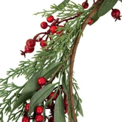 Northlight Real Touch™? Frosted Berries And Pine Artificial Christmas Wreath - 18" - Unlit -Northlight Sale Store northlight yk93252 4 53370.1678185723