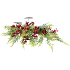 Northlight Apples And Berries Triple Pillar Christmas Candle Holder - 36" - Green And Red 11 Northlight Apples And Berries Triple Pillar Christmas Candle Holder - 36" - Green And Red -Northlight Sale Store northlight yk95973 02 85385.1722387422
