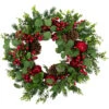Northlight Crabapple And Berries Boxwood And Pine Artificial Christmas Wreath - 26" - Unlit